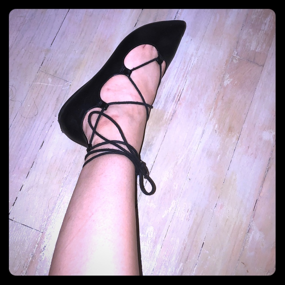 Lace Up Flats